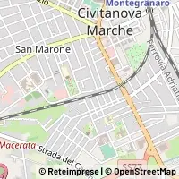 Mapa Civitanova Marche