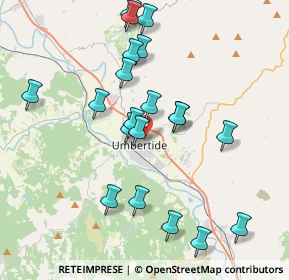 Mappa Via Novara, 06019 Umbertide PG, Italia (4.0105)