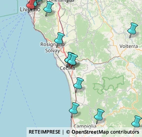 Mappa Via Enrico Berlinguer, 57023 Cecina LI, Italia (21.52412)