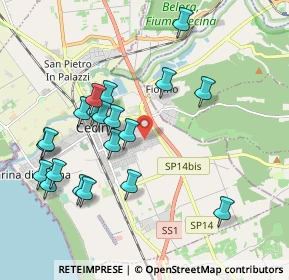 Mappa Via Monte Marmolada, 57023 Cecina LI, Italia (2.103)