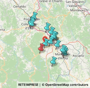 Mappa Strada di Lecceto, 53018 Sovicille SI, Italia (10.76588)