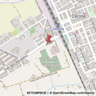 Mappa Viale della Repubblica, 7, 57023 Cecina, Livorno (Toscana)