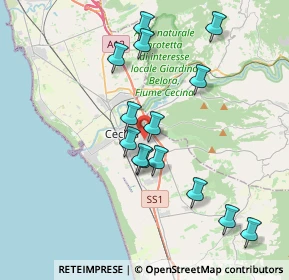 Mappa Via Paolo Bocci, 57023 Cecina LI, Italia (3.78643)