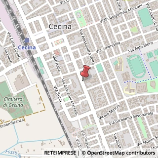 Mappa Corso Giacomo Matteotti, 255, 57023 Cecina, Livorno (Toscana)