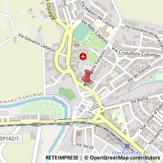 Mappa Via Vittorio Veneto,  25, 06019 Umbertide, Perugia (Umbria)