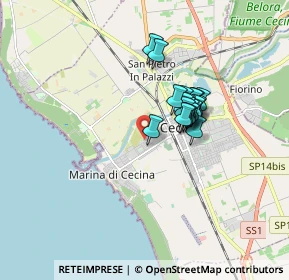 Mappa Via Asiago, 57023 Cecina LI, Italia (1.2)