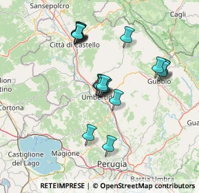 Mappa Via Galileo Galilei, 06019 Umbertide PG, Italia (12.7185)
