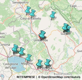 Mappa Via Galileo Galilei, 06019 Umbertide PG, Italia (18.074)