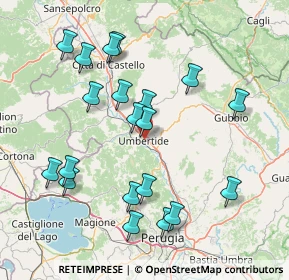 Mappa Via Galileo Galilei, 06019 Umbertide PG, Italia (16.862)