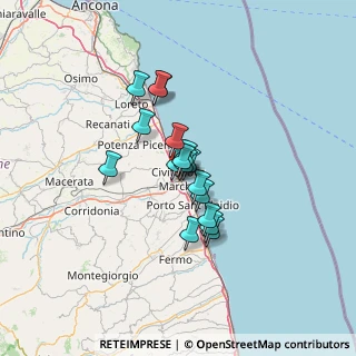 Mappa Via S. Marone, 62012 Civitanova Marche MC, Italia (9.00471)