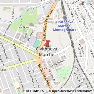 Mappa Via San Marone, 11, 62012 Civitanova Marche, Macerata (Marche)
