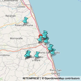 Mappa 62012 Civitanova Marche MC, Italia (6.09692)