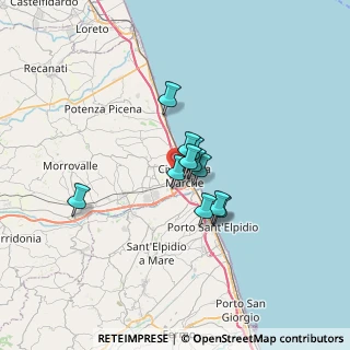 Mappa 62012 Civitanova Marche MC, Italia (4.10364)