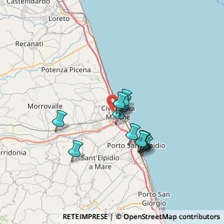 Mappa 62012 Civitanova Marche MC, Italia (5.64615)