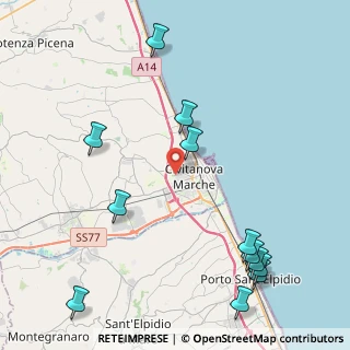 Mappa 62012 Civitanova Marche MC, Italia (5.59833)