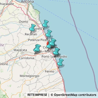 Mappa 62012 Civitanova Marche MC, Italia (8.60545)