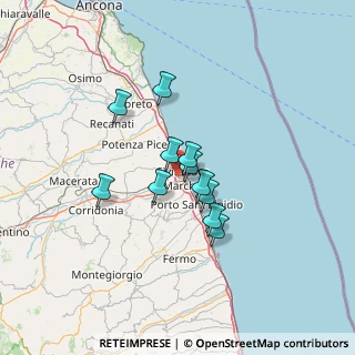 Mappa 62012 Civitanova Marche MC, Italia (9.64182)