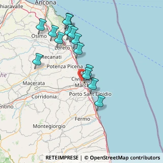 Mappa 62012 Civitanova Marche MC, Italia (15.86286)