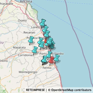 Mappa 62012 Civitanova Marche MC, Italia (9.109)