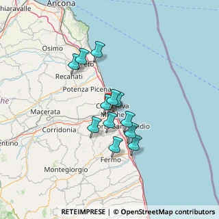 Mappa 62012 Civitanova Marche MC, Italia (10.5875)