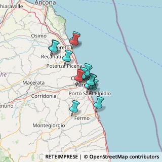 Mappa 62012 Civitanova Marche MC, Italia (8.998)