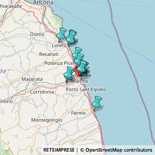Mappa 62012 Civitanova Marche MC, Italia (7.87071)