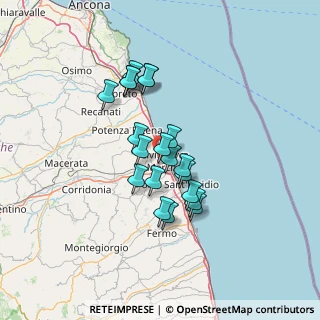 Mappa 62012 Civitanova Marche MC, Italia (11.023)