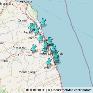 Mappa 62012 Civitanova Marche MC, Italia (10.09813)