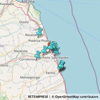 Mappa 62012 Civitanova Marche MC, Italia (9.99818)