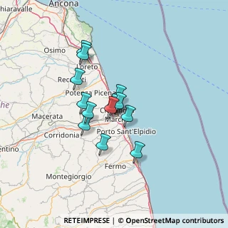 Mappa 62012 Civitanova Marche MC, Italia (9.77154)