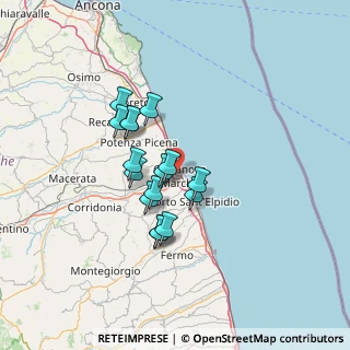 Mappa 62012 Civitanova Marche MC, Italia (10.83063)