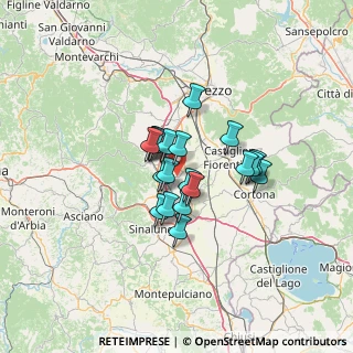 Mappa Via Camillo Benso Conte di Cavour, 52047 Marciano della Chiana AR (8.994)