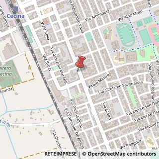 Mappa Corso Giacomo Matteotti, 274, 57023 Cecina, Livorno (Toscana)