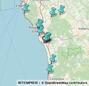 Mappa Via Genova, 57023 Cecina LI, Italia (11.5975)