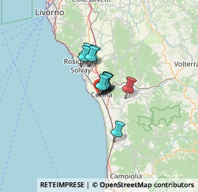 Mappa Via Genova, 57023 Cecina LI, Italia (6.01417)