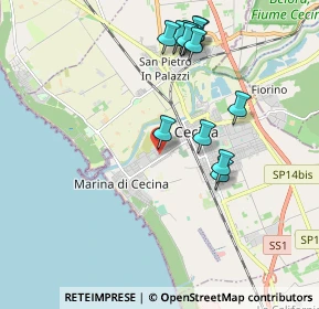 Mappa Via Genova, 57023 Cecina LI, Italia (2.06462)