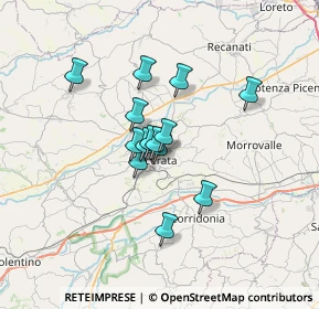 Mappa Via della Pace, 62100 Macerata MC, Italia (4.71)