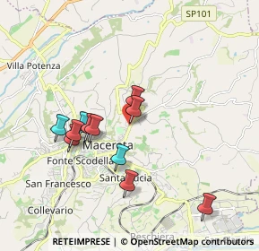 Mappa Via della Pace, 62100 Macerata MC, Italia (1.71182)