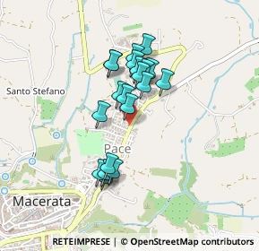 Mappa Via della Pace, 62100 Macerata MC, Italia (0.351)