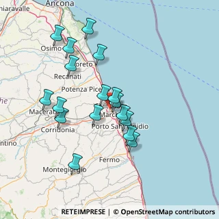 Mappa Via Gabriele D'Annunzio, 62012 Civitanova Marche MC, Italia (14.27471)