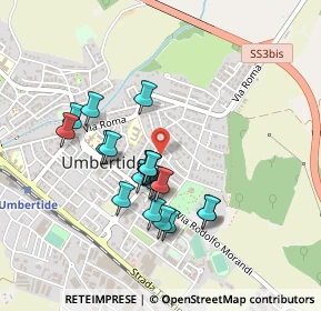 Mappa Via Alcide de Gasperi, 06019 Umbertide PG, Italia (0.3915)