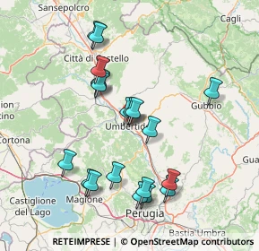 Mappa Via Alcide de Gasperi, 06019 Umbertide PG, Italia (14.9845)