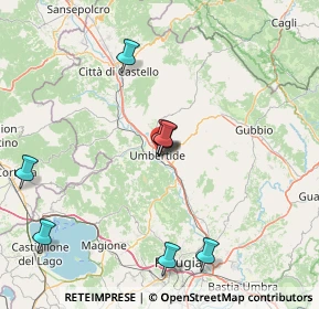 Mappa Via Alcide de Gasperi, 06019 Umbertide PG, Italia (31.09)