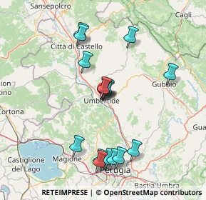 Mappa Via Alcide de Gasperi, 06019 Umbertide PG, Italia (15.08188)
