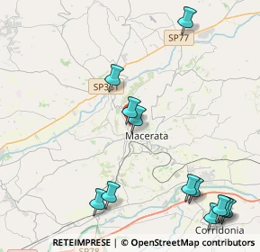 Mappa Contrada Fontezucca, 62100 Macerata MC, Italia (5.47333)