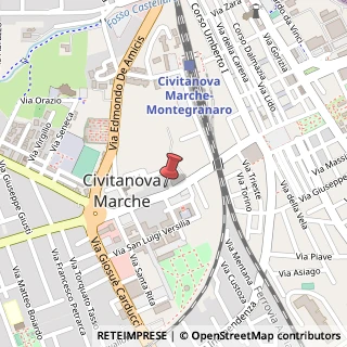 Mappa Via Giuseppe Parini, 2, 62012 Civitanova Marche, Macerata (Marche)