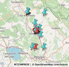 Mappa Via Giacomo Leopardi, 06019 Umbertide PG, Italia (8.27)