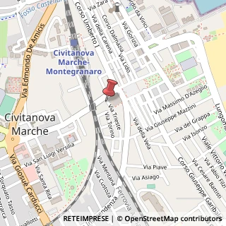 Mappa Via Trieste, 1, 62012 Civitanova Marche, Macerata (Marche)