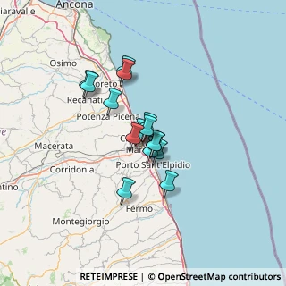 Mappa Vicolo dell'Ancora, 62012 Civitanova Marche MC, Italia (9.08867)