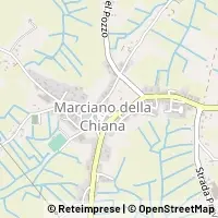 Kaart Marciano della Chiana